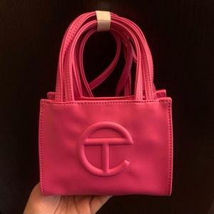 Pink telfar mini bag